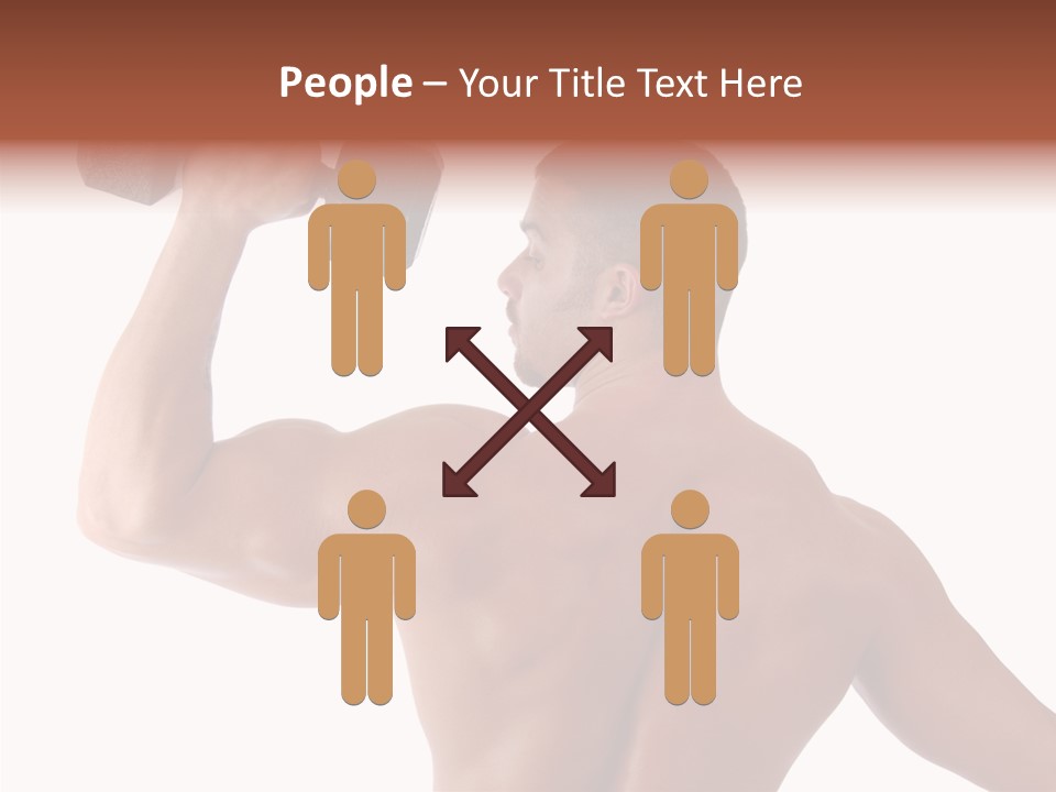Healthy Biceps Hunk PowerPoint Template