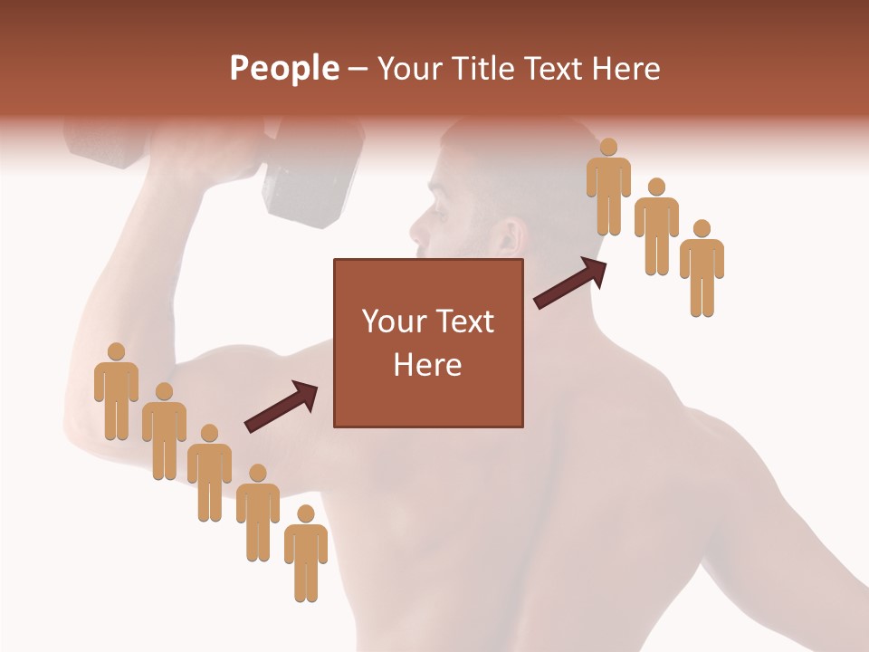 Healthy Biceps Hunk PowerPoint Template