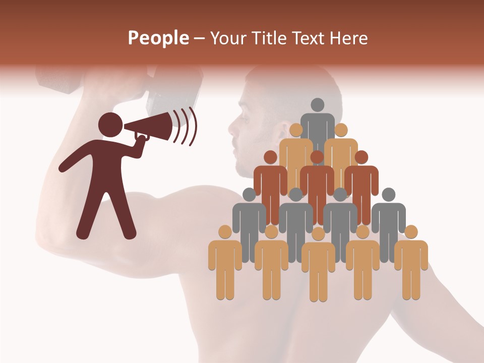 Healthy Biceps Hunk PowerPoint Template