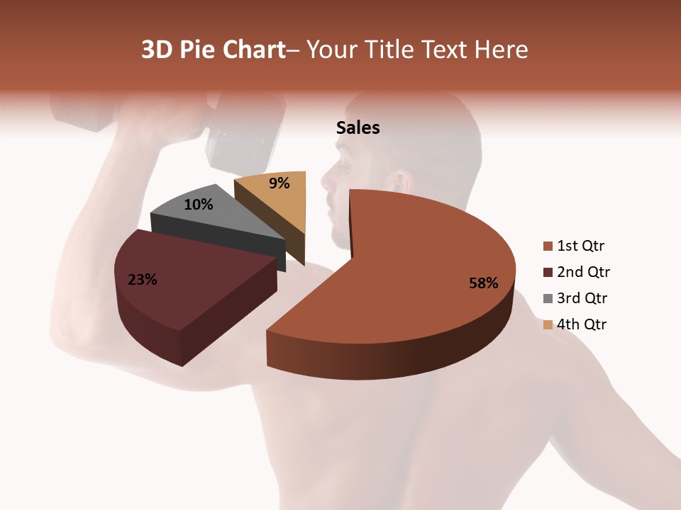 Healthy Biceps Hunk PowerPoint Template