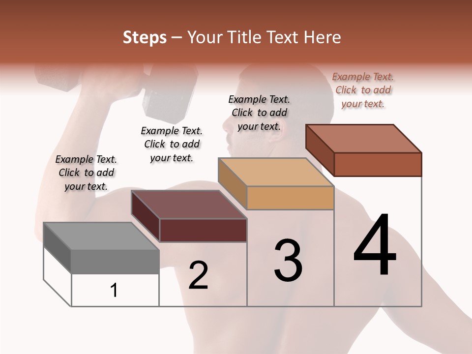 Healthy Biceps Hunk PowerPoint Template