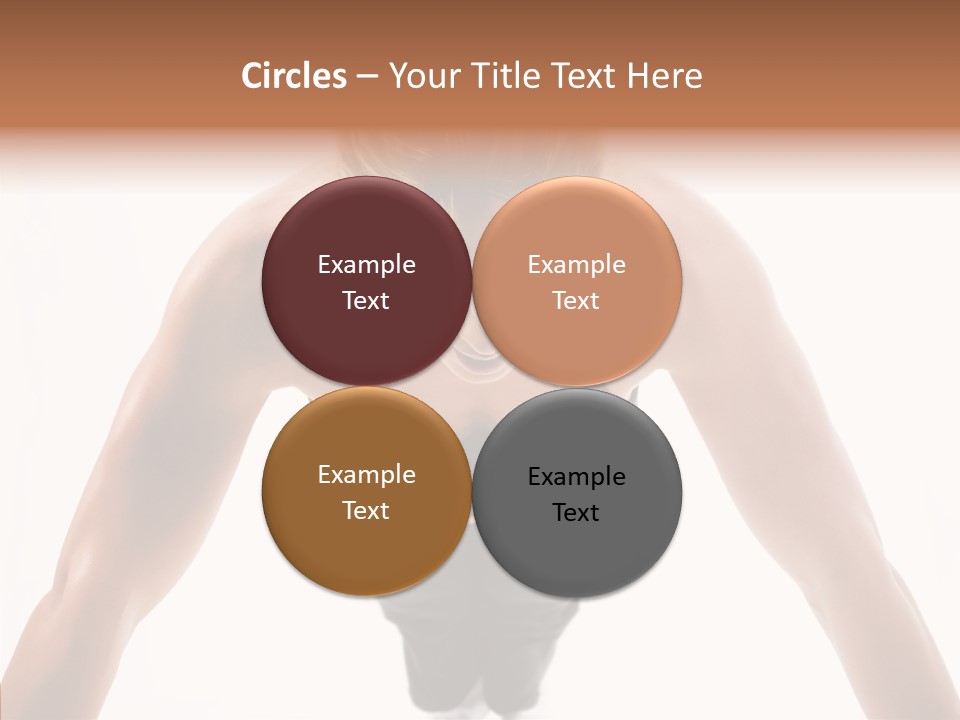 Washboard Fitness Pushup PowerPoint Template