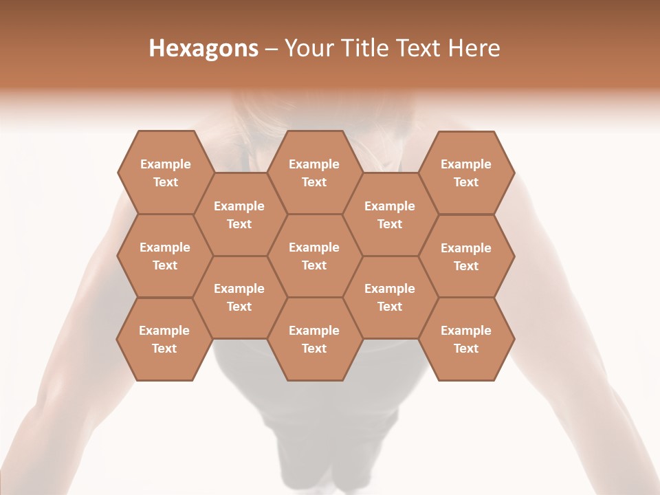 Washboard Fitness Pushup PowerPoint Template