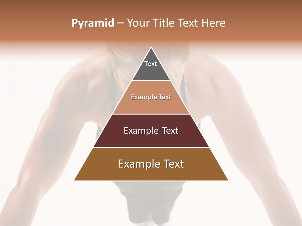 Washboard Fitness Pushup PowerPoint Template