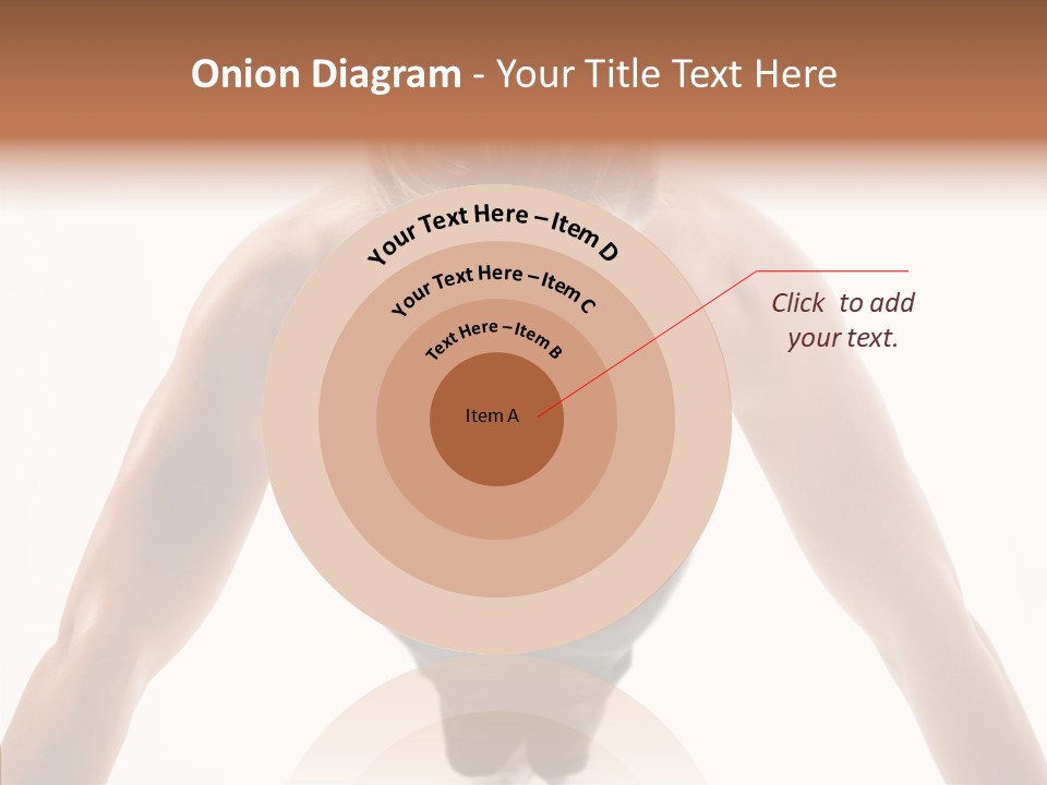 Washboard Fitness Pushup PowerPoint Template