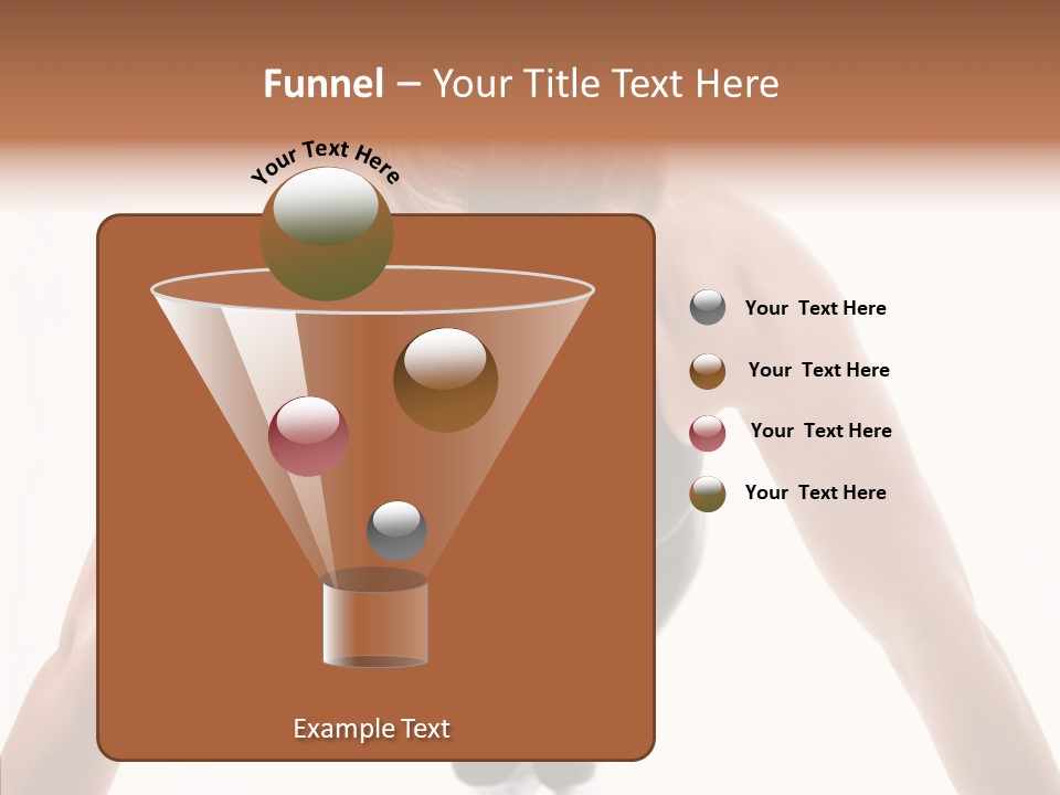 Washboard Fitness Pushup PowerPoint Template