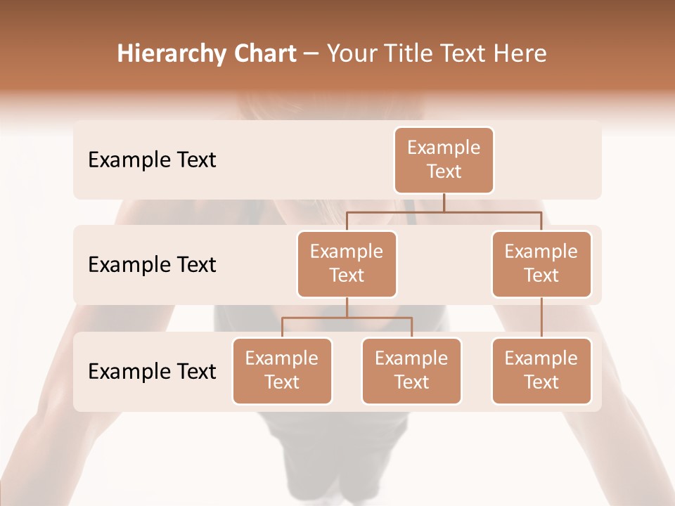 Washboard Fitness Pushup PowerPoint Template