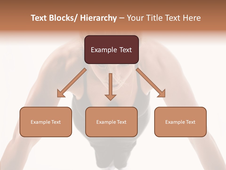 Washboard Fitness Pushup PowerPoint Template