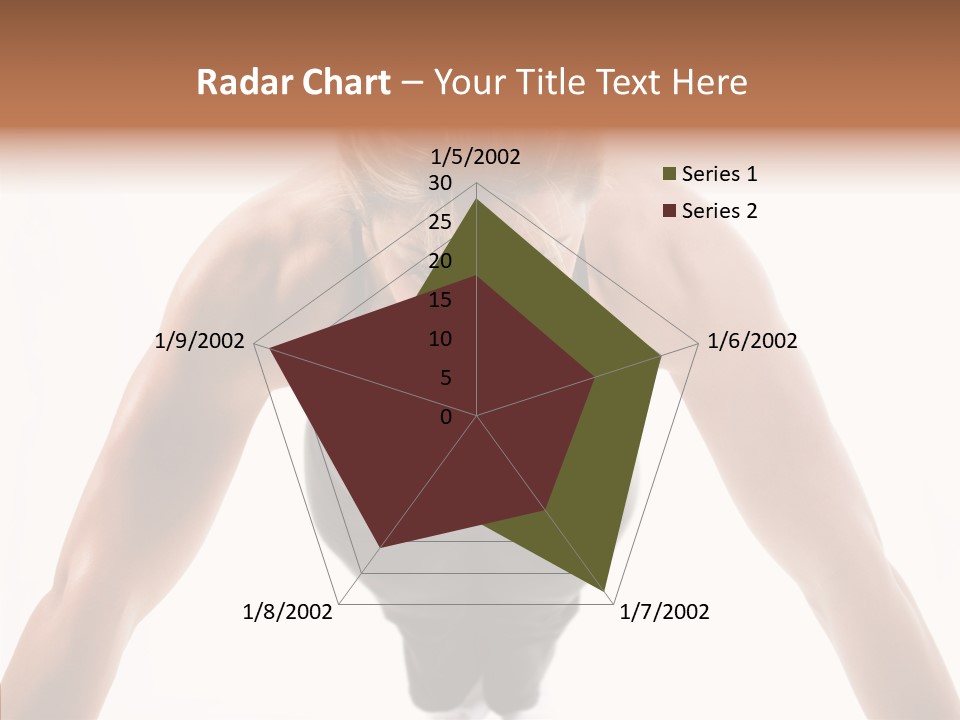 Washboard Fitness Pushup PowerPoint Template