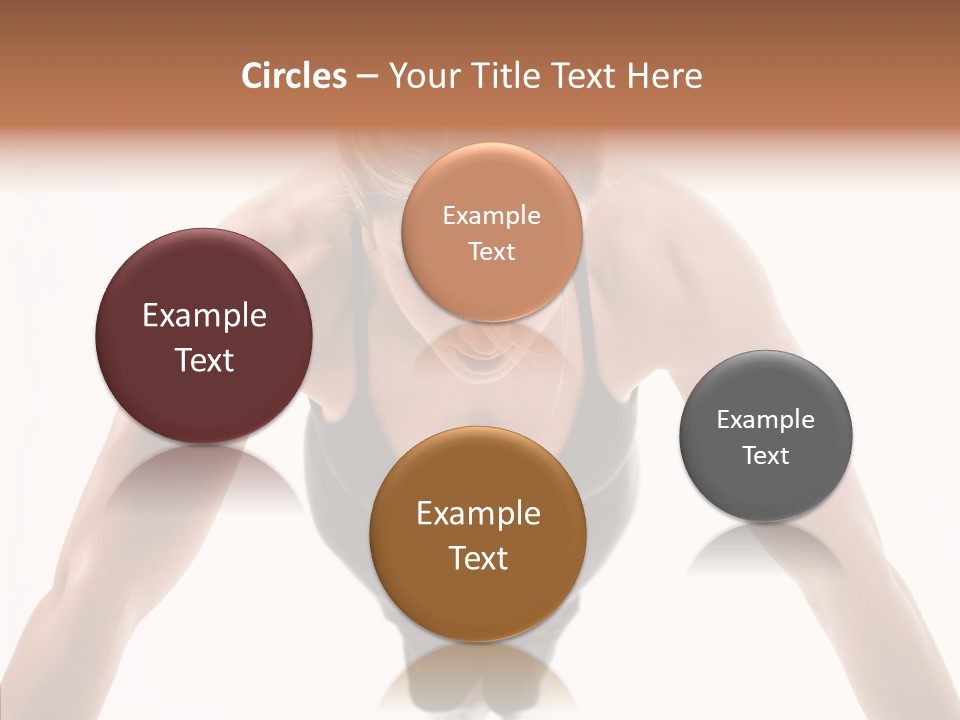 Washboard Fitness Pushup PowerPoint Template