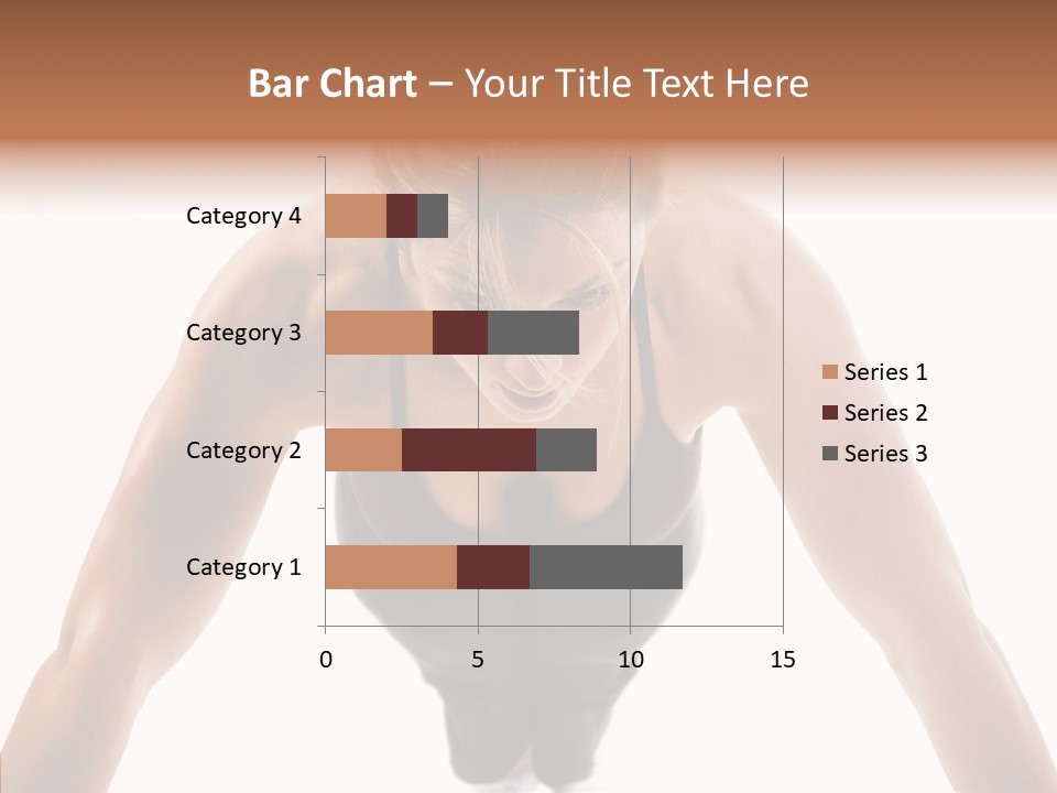 Washboard Fitness Pushup PowerPoint Template