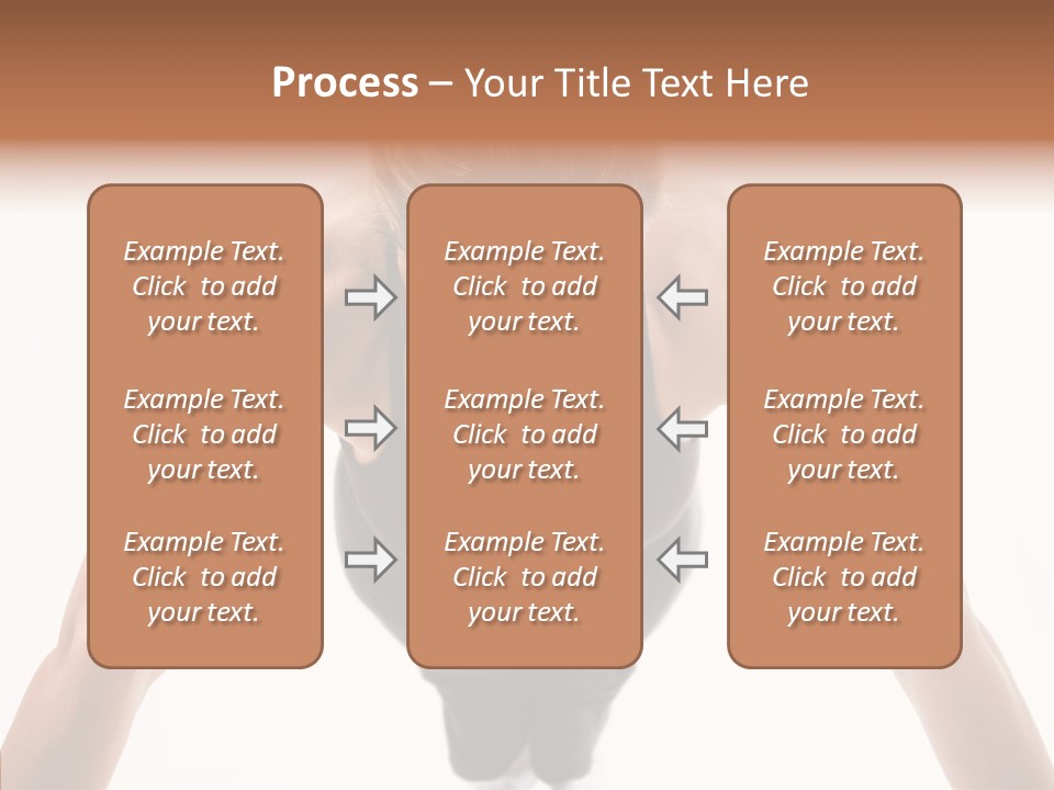 Washboard Fitness Pushup PowerPoint Template