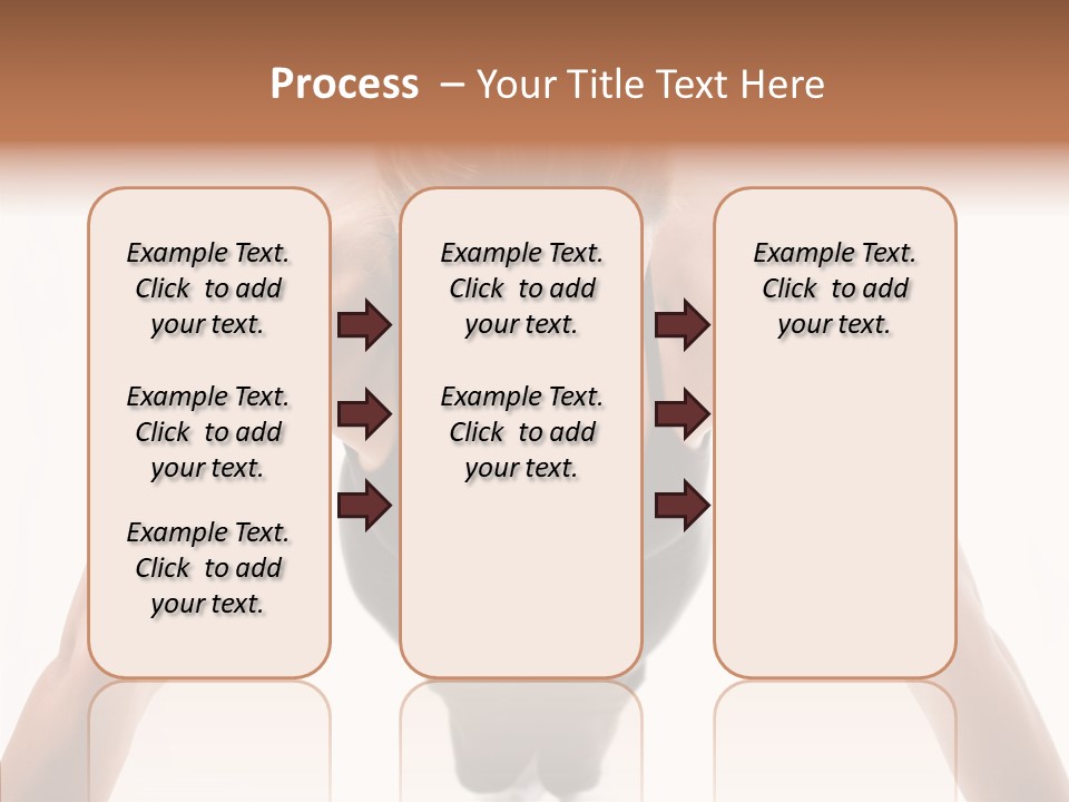 Washboard Fitness Pushup PowerPoint Template
