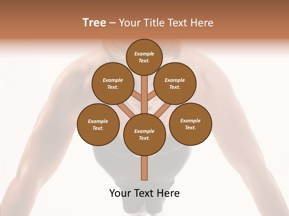 Washboard Fitness Pushup PowerPoint Template