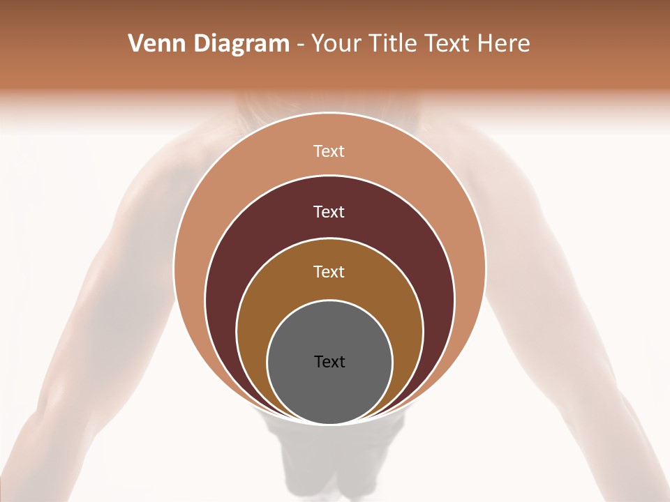 Washboard Fitness Pushup PowerPoint Template