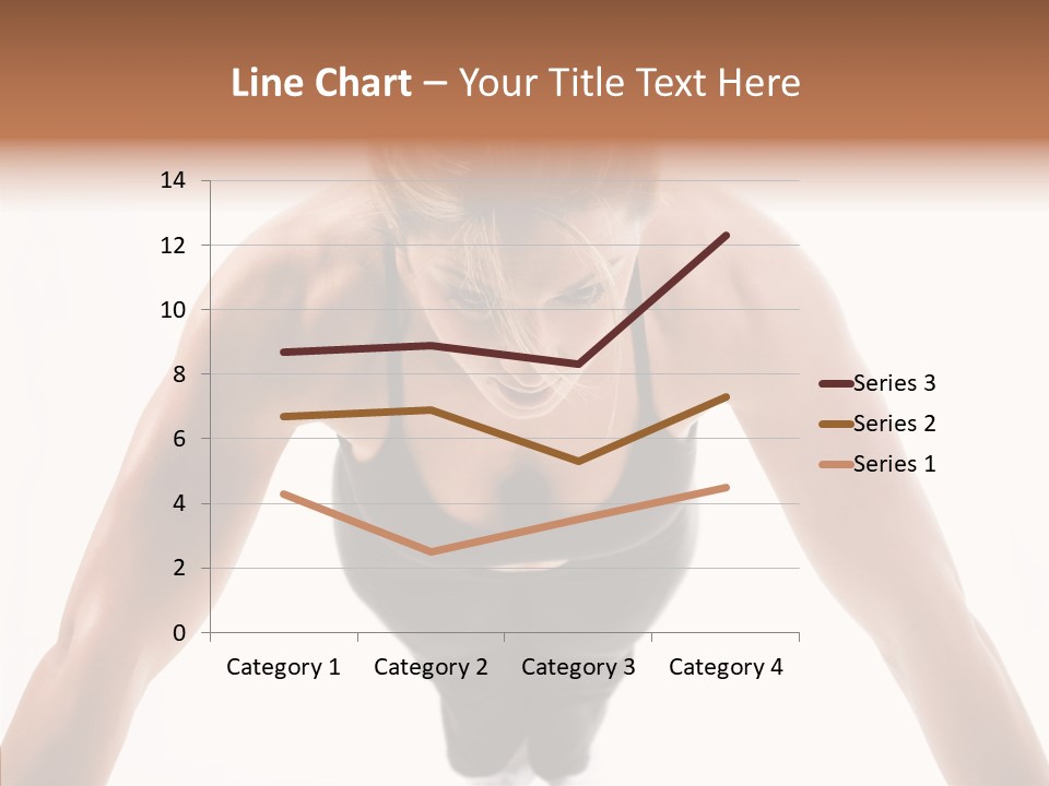 Washboard Fitness Pushup PowerPoint Template