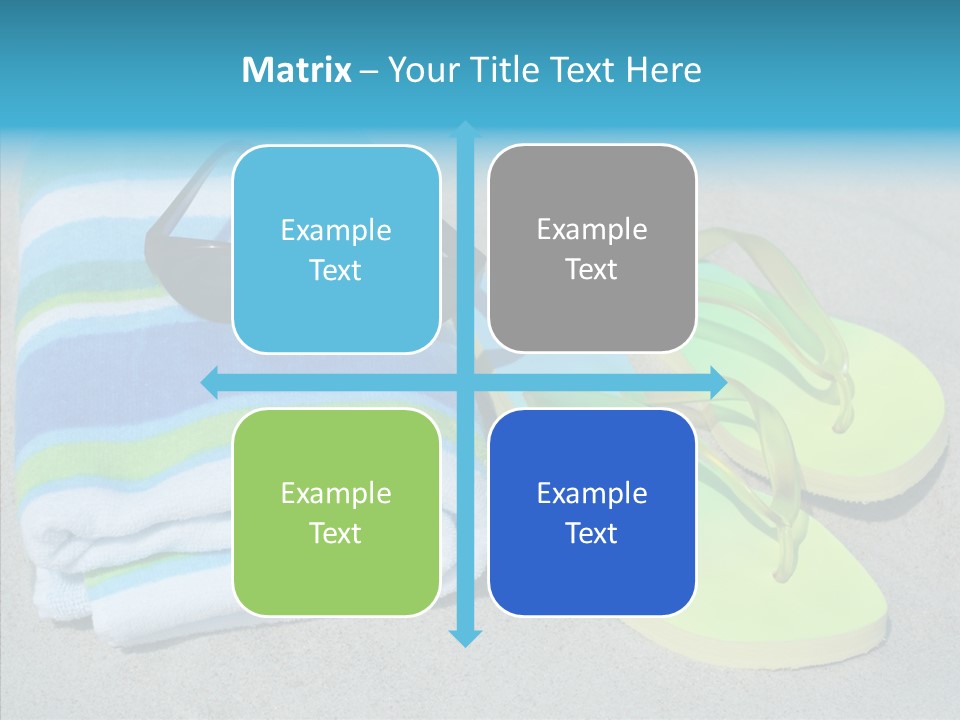 Relaxation Tropical Swimming PowerPoint Template