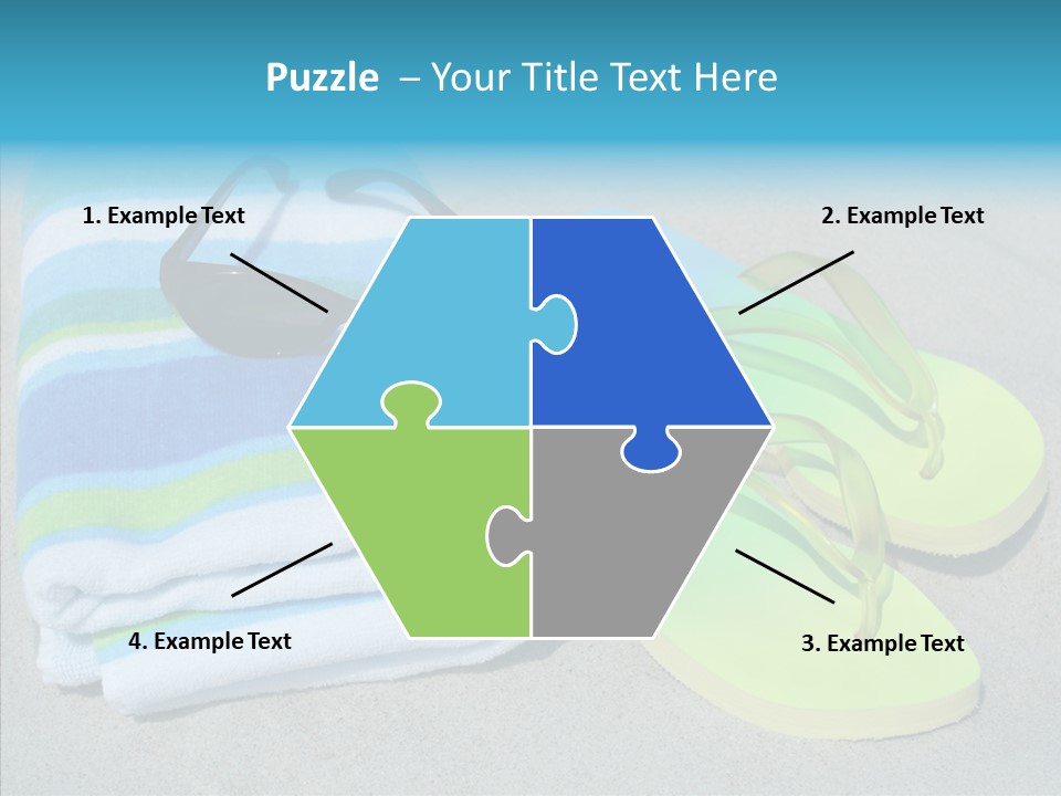 Relaxation Tropical Swimming PowerPoint Template