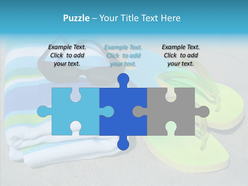 Relaxation Tropical Swimming PowerPoint Template