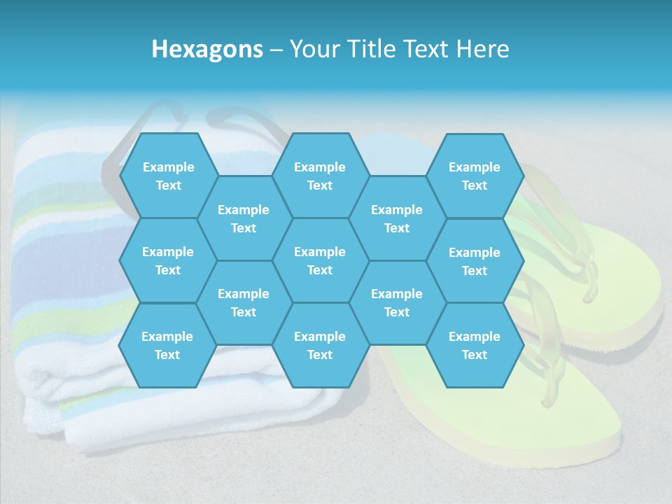 Relaxation Tropical Swimming PowerPoint Template