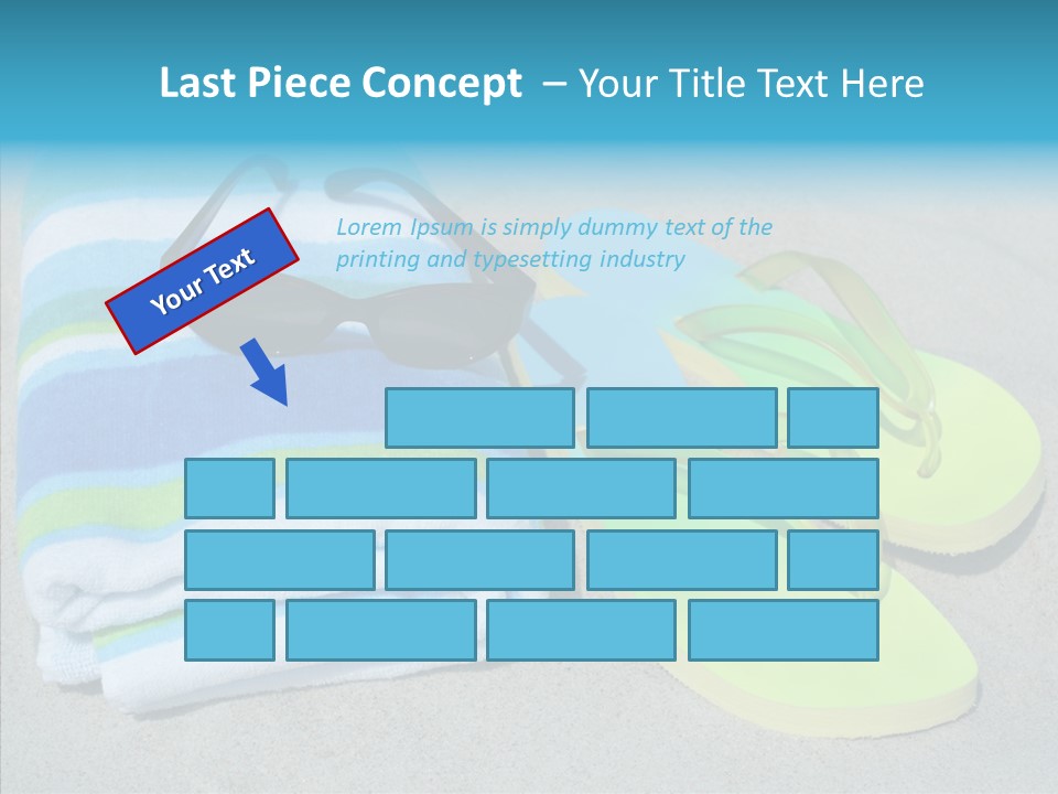 Relaxation Tropical Swimming PowerPoint Template