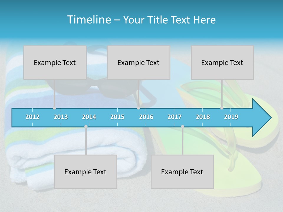 Relaxation Tropical Swimming PowerPoint Template