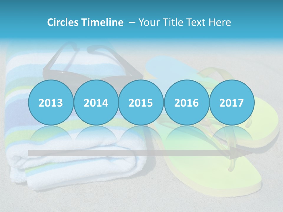 Relaxation Tropical Swimming PowerPoint Template