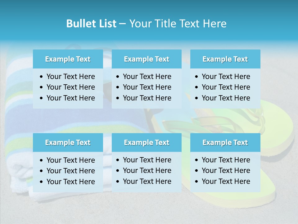 Relaxation Tropical Swimming PowerPoint Template