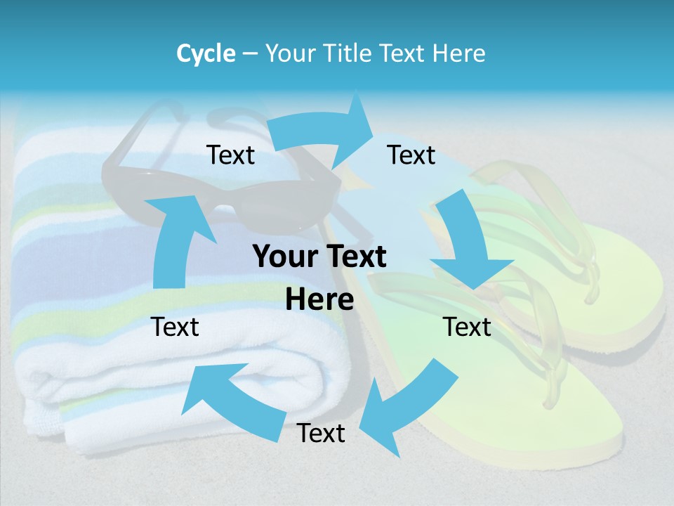 Relaxation Tropical Swimming PowerPoint Template