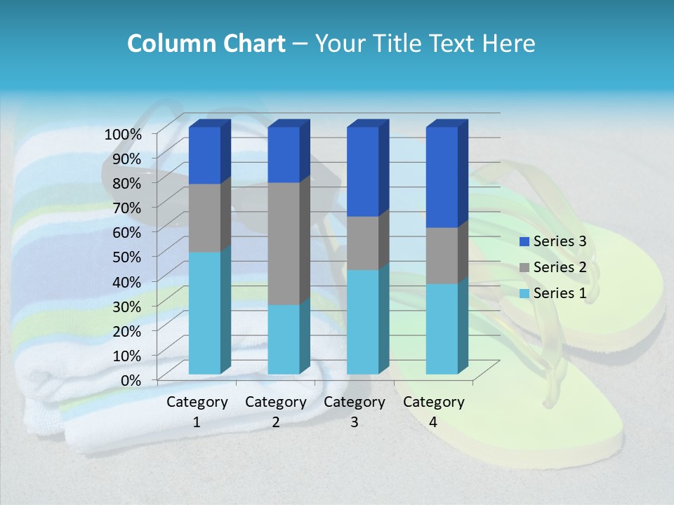 Relaxation Tropical Swimming PowerPoint Template