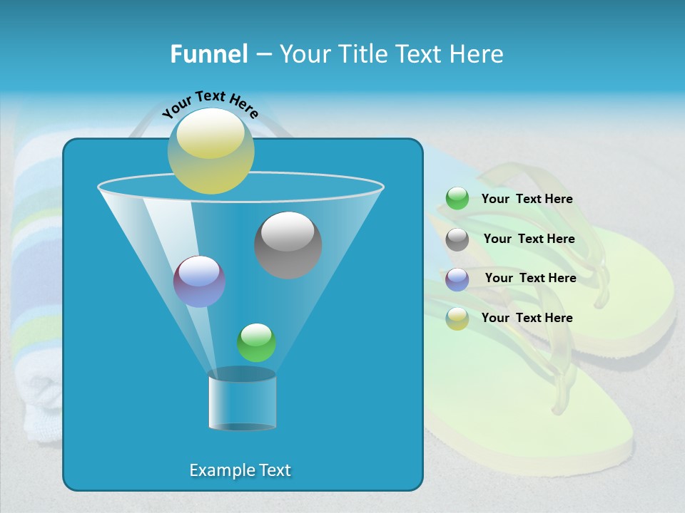 Relaxation Tropical Swimming PowerPoint Template