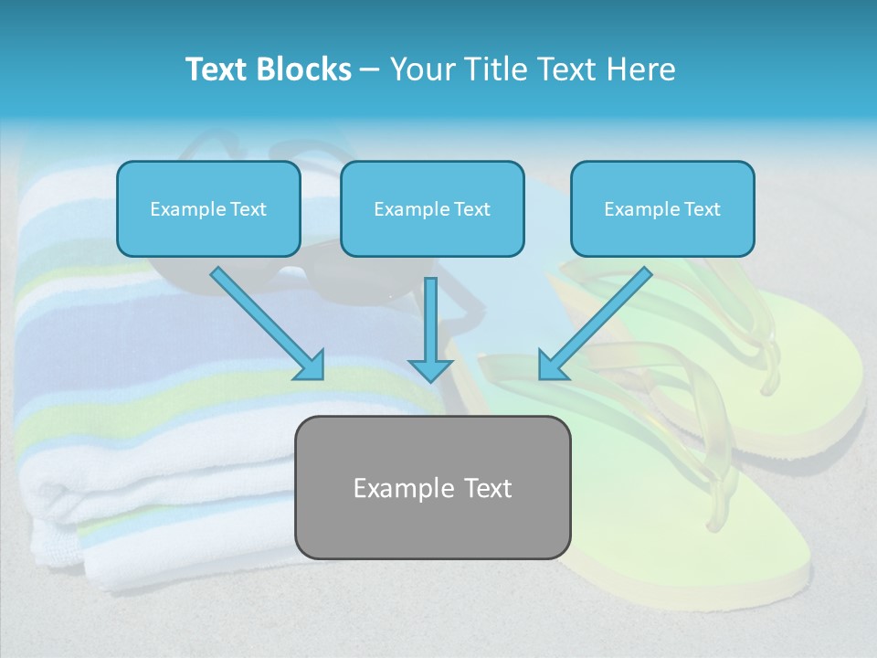 Relaxation Tropical Swimming PowerPoint Template