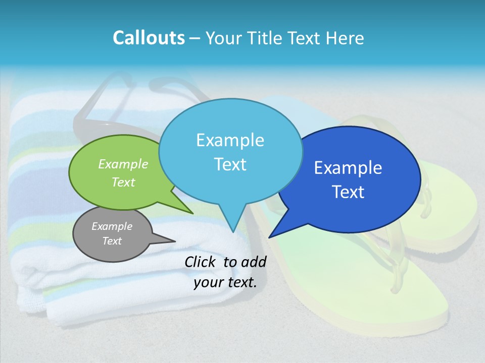 Relaxation Tropical Swimming PowerPoint Template