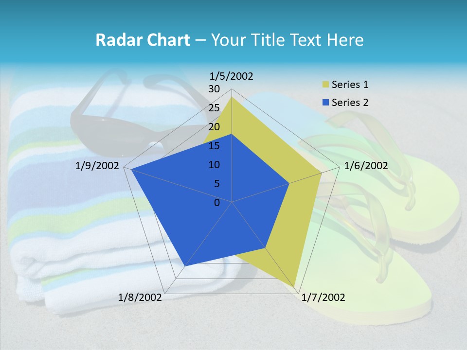 Relaxation Tropical Swimming PowerPoint Template