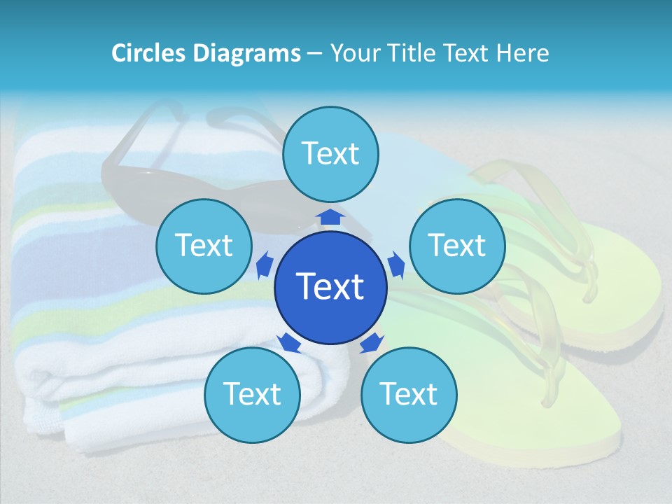 Relaxation Tropical Swimming PowerPoint Template