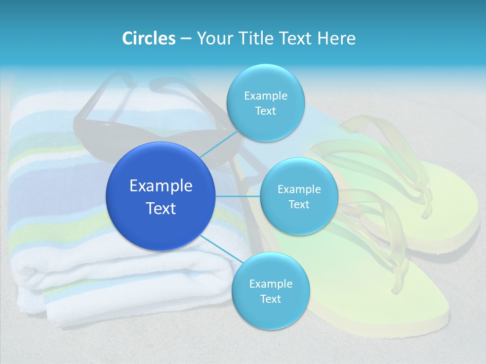 Relaxation Tropical Swimming PowerPoint Template