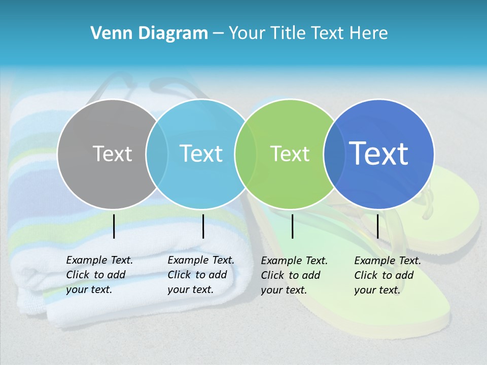 Relaxation Tropical Swimming PowerPoint Template