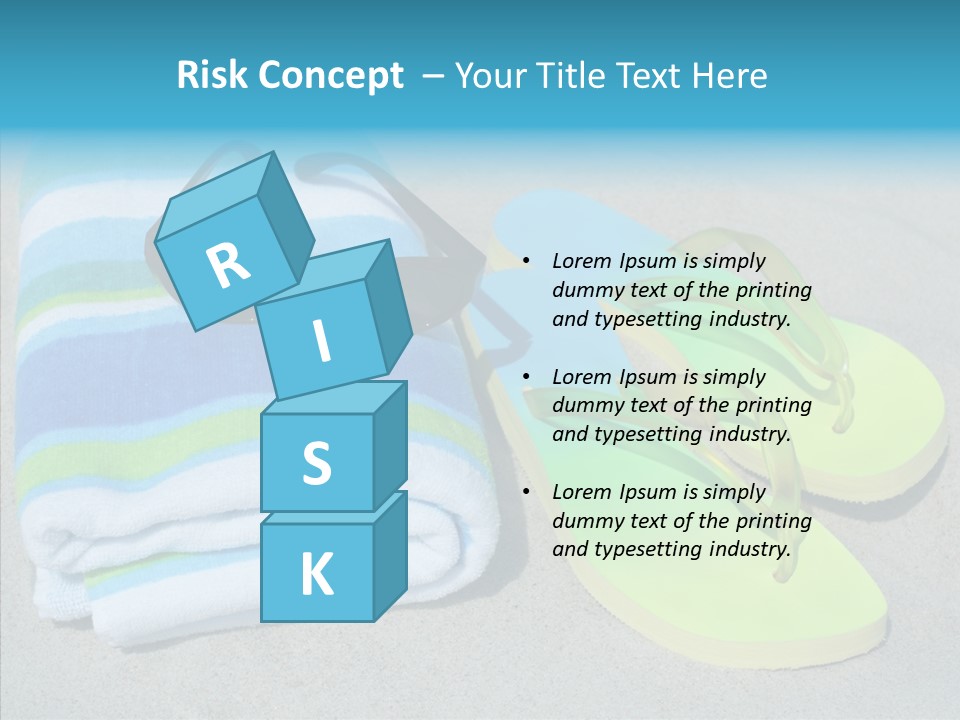 Relaxation Tropical Swimming PowerPoint Template