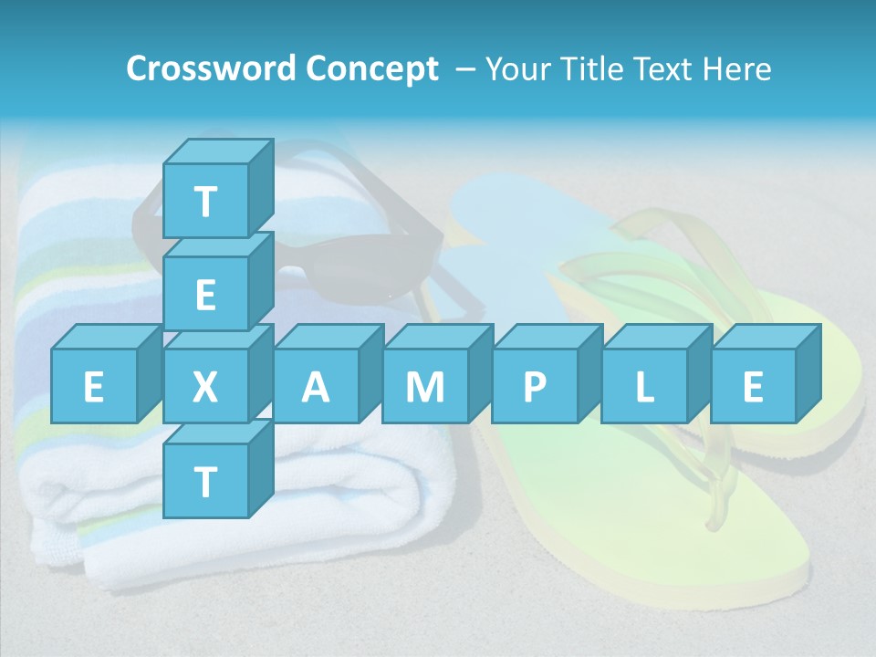 Relaxation Tropical Swimming PowerPoint Template