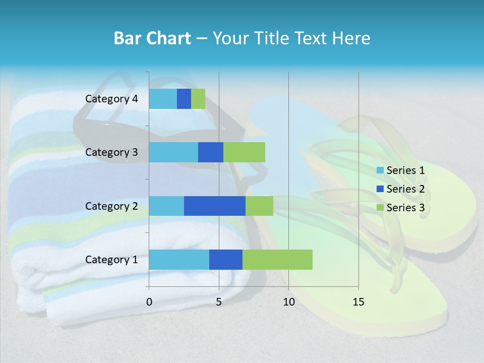 Relaxation Tropical Swimming PowerPoint Template