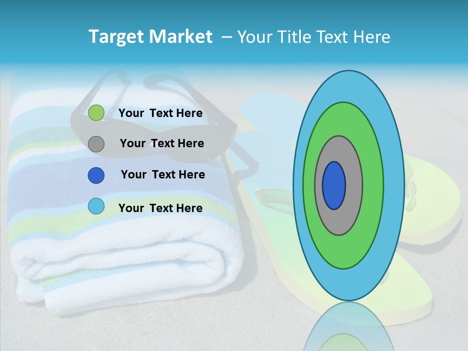 Relaxation Tropical Swimming PowerPoint Template