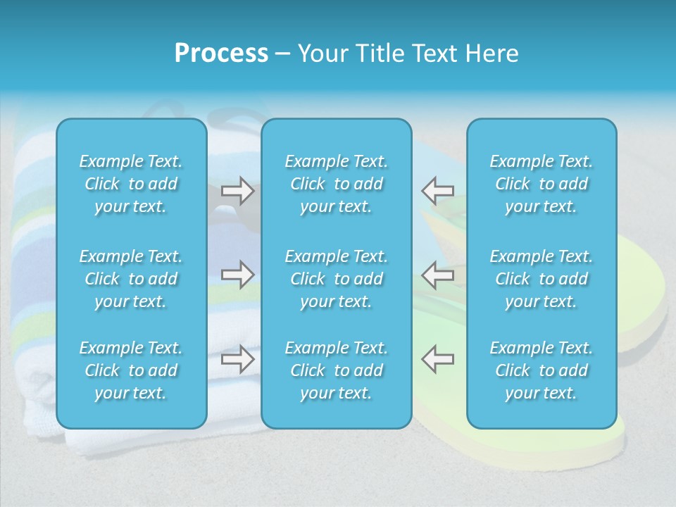 Relaxation Tropical Swimming PowerPoint Template