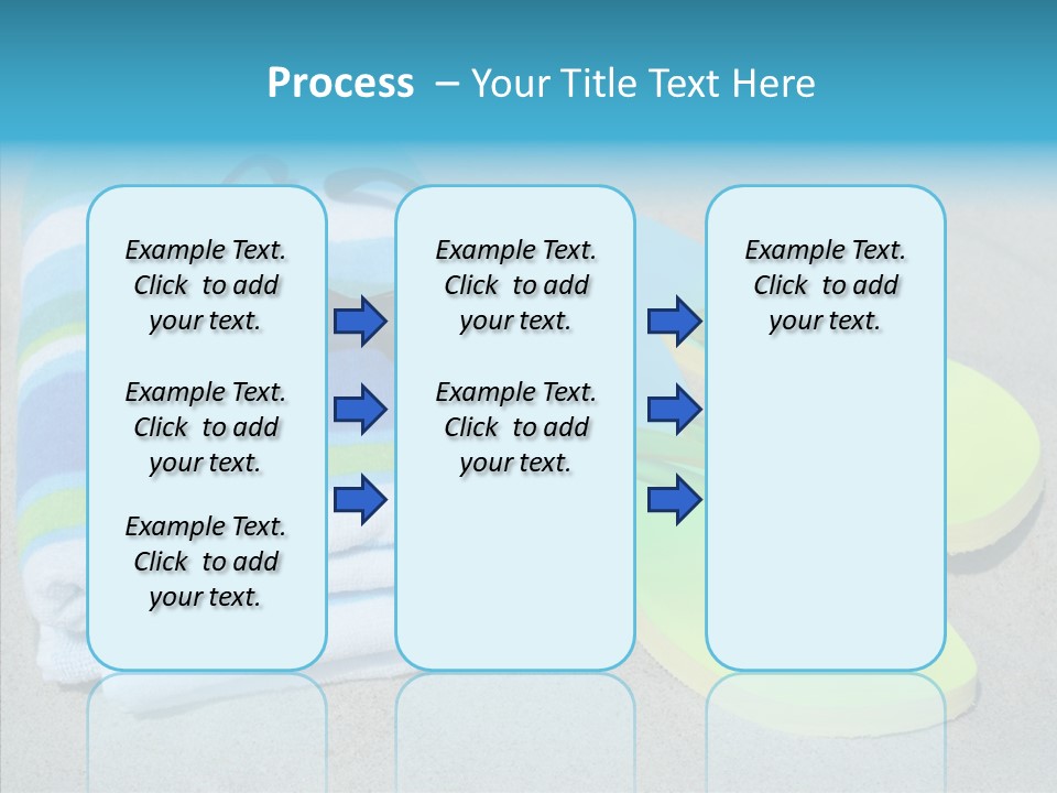 Relaxation Tropical Swimming PowerPoint Template