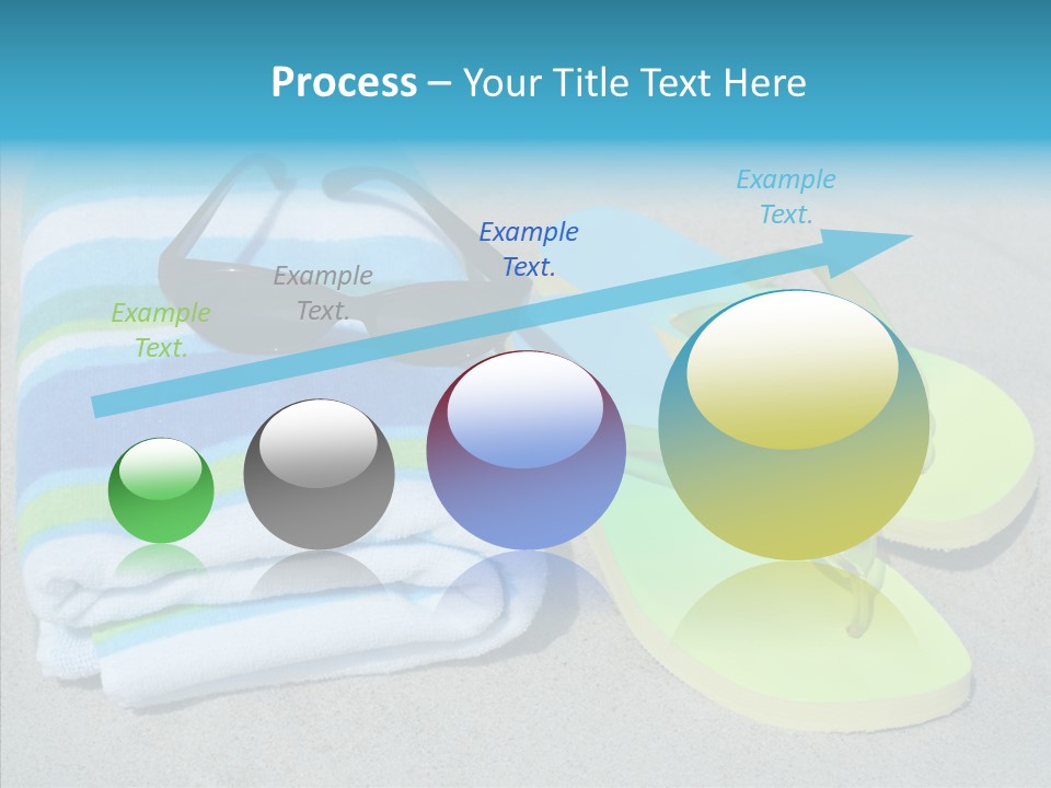 Relaxation Tropical Swimming PowerPoint Template