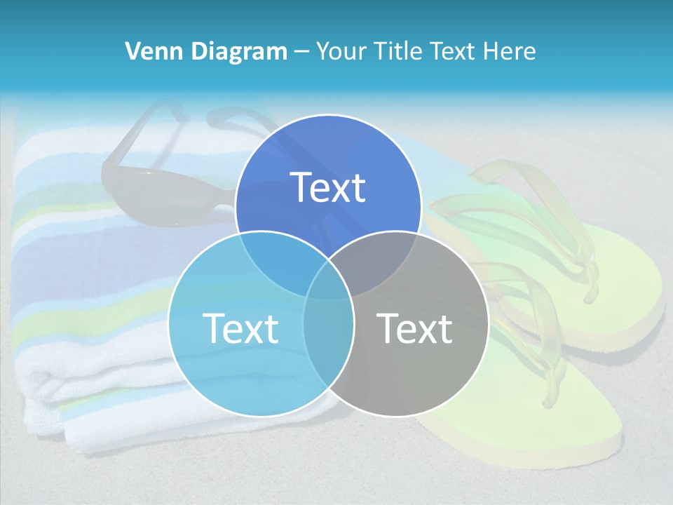 Relaxation Tropical Swimming PowerPoint Template