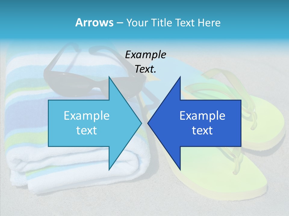 Relaxation Tropical Swimming PowerPoint Template