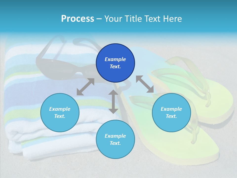 Relaxation Tropical Swimming PowerPoint Template