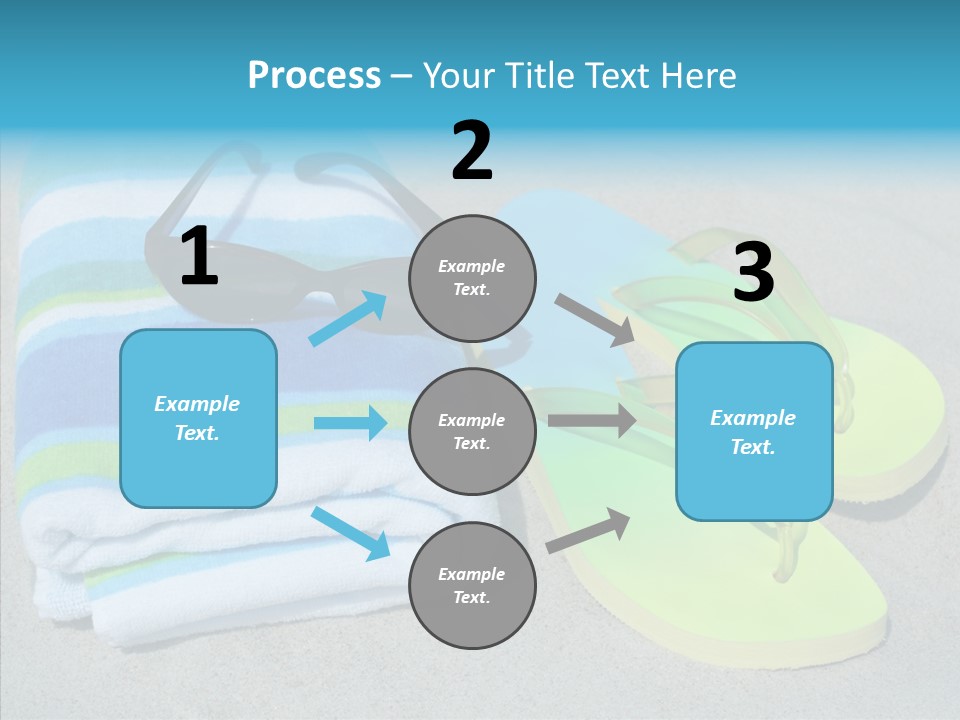 Relaxation Tropical Swimming PowerPoint Template