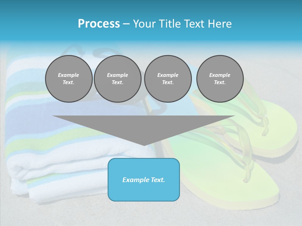 Relaxation Tropical Swimming PowerPoint Template