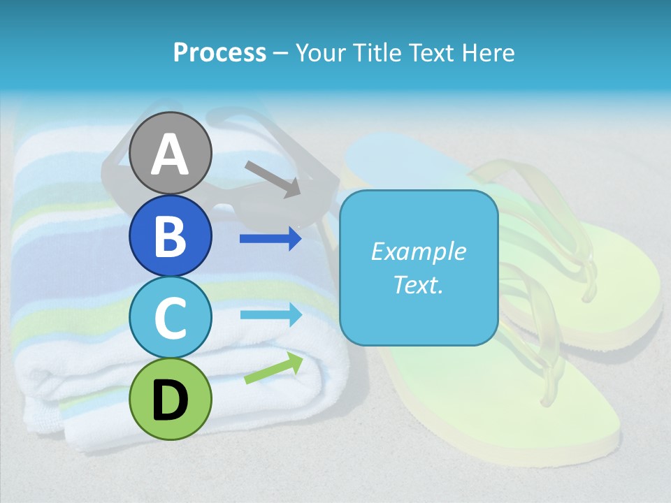 Relaxation Tropical Swimming PowerPoint Template